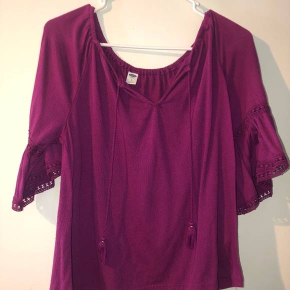Old Navy Tops - Magenta blouse from Old Navy